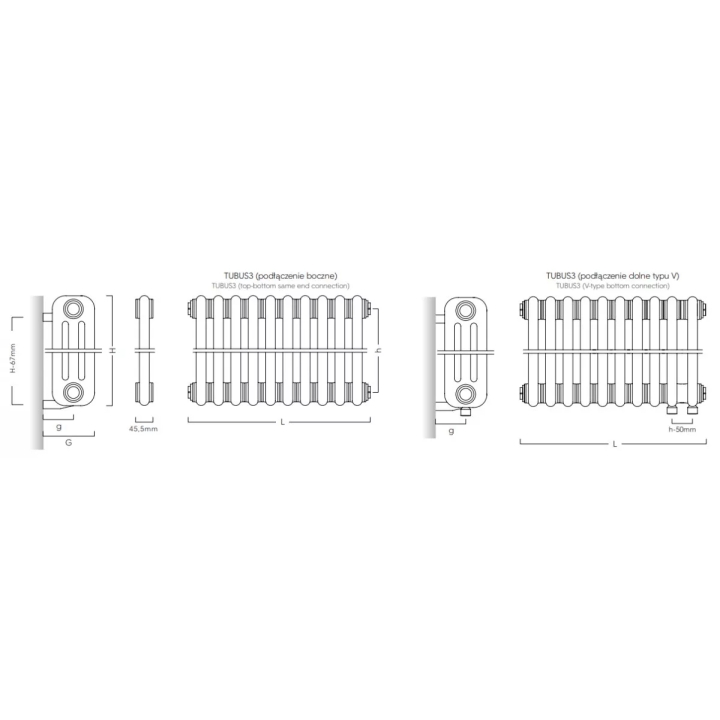Instal Projekt - grzejnik Tubus 3