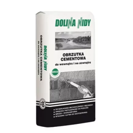 Dolina Nidy - obrzutka cementowa