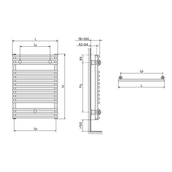 Purmo - Santorini bathroom radiator