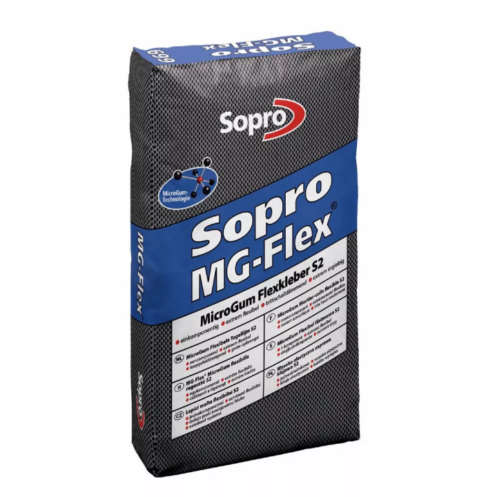 Sopro - zaprawa klejowa wysokoelastyczna jednoskładnikowa Mg Flex MicroGum S2 669 