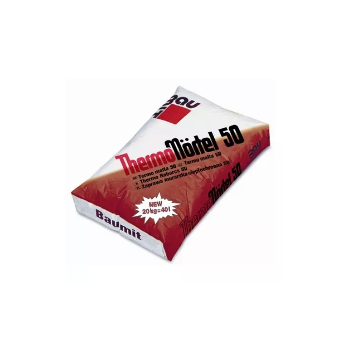 Baumit - zaprawa murarska ciepłochronna ThermoMörtel 50