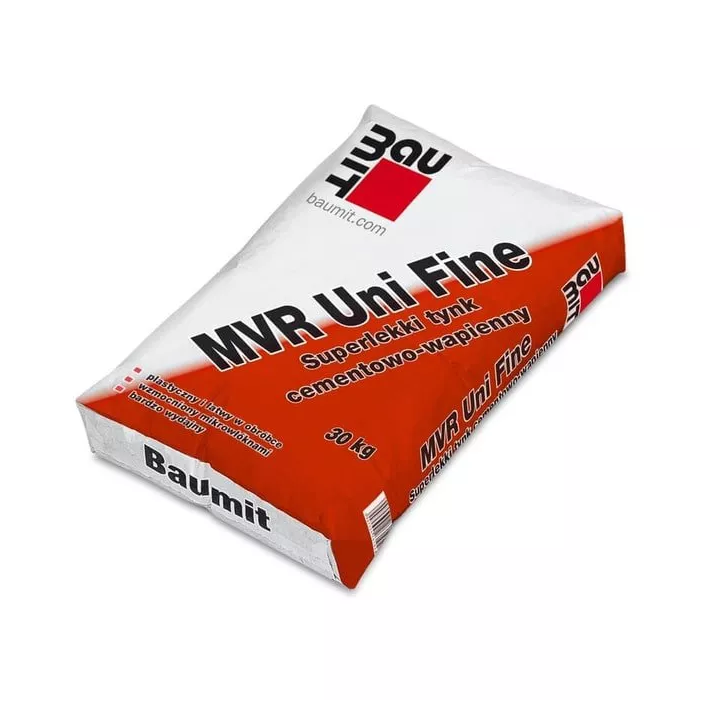 Baumit - tynk cementowo-wapienny superlekki MPI 15 Fine - MVR Uni Fine