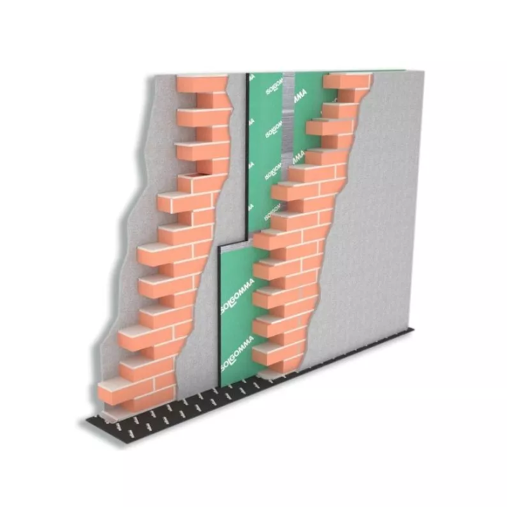Isolgomma - Mustwall acoustic insulation board