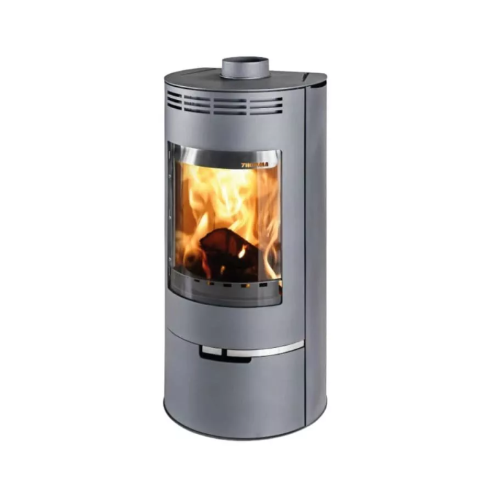 Thorma - piecyk na drewno Andorra II szary 7,5 kW