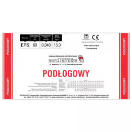 Eurotermika - płyta styropianowa Podłogowy 60-039
