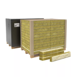 Steinwolle - Lamellenplatte aus Mineralsteinwolle Stroprock G.