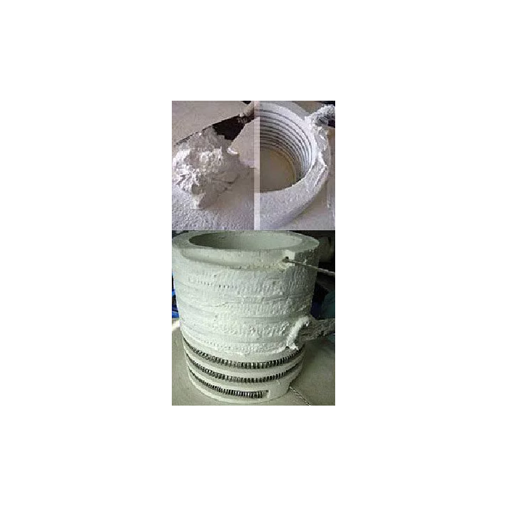 Xplo Hochtemperaturmaterialien - Keramikkitt FKM 30 - Faserkit Weiß