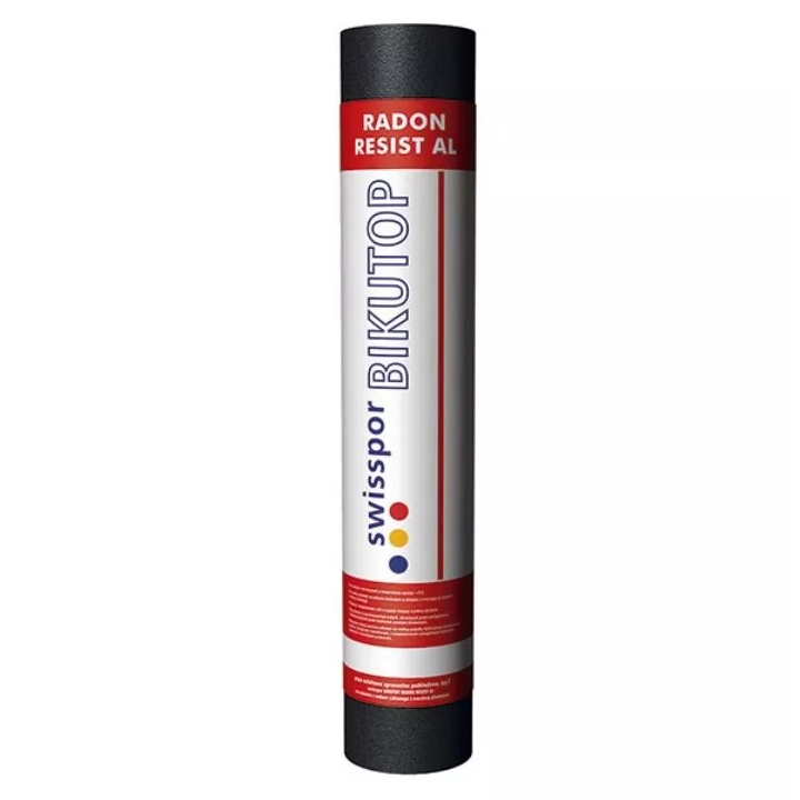 Swisspor - underfelt roofing felt with aluminum layer Bikutop Radon Resist AL
