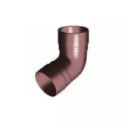 Gamrat - system rynnowy PVC - kolano dwukielichowe 67,5°