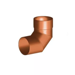 Gamrat - PVC-Rinnensystem - ein ungewöhnlicher Ellbogen mit einem Winkel von 67,5 °