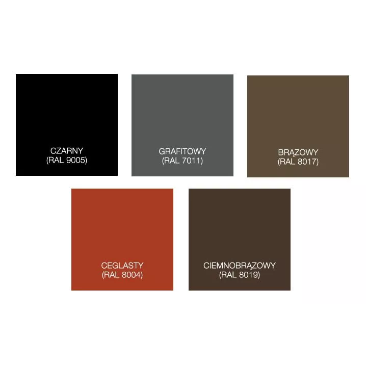 Gamrat - stalowy system rynnowy Stalgam - wylewka 62°