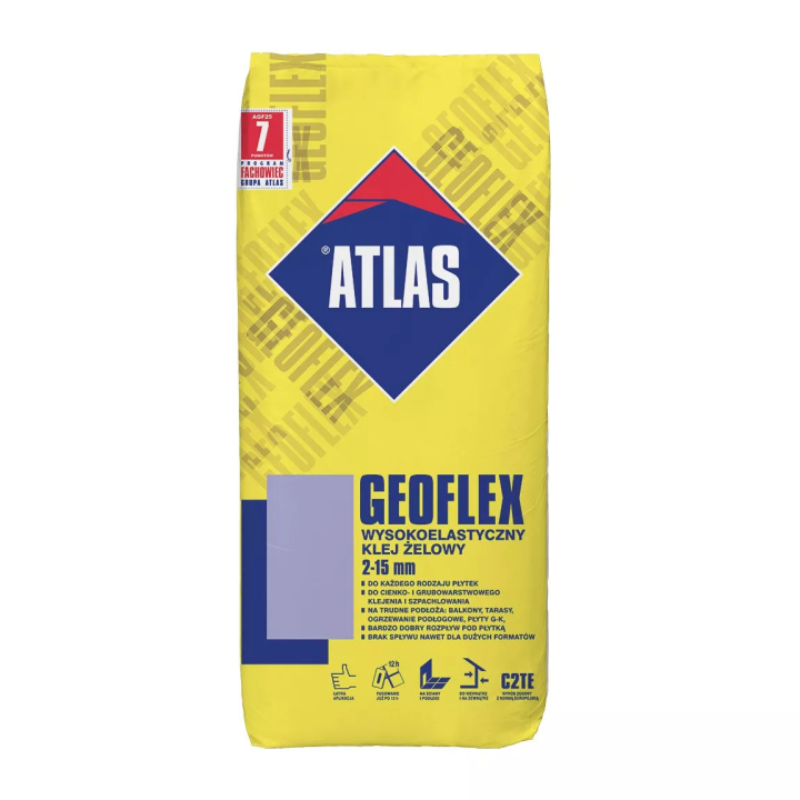 Atlas - klej żelowy wysokoelastyczny do płytek Geoflex