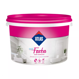 Atlas - farba biała lateksowa wewnętrzna optiFARBA (AW-OPTI)
