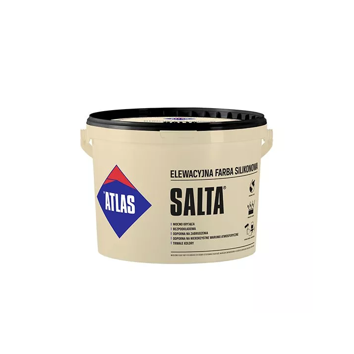 Atlas - farba silikonowa elewacyjna modyfikowana Salta (AFS-SAH)