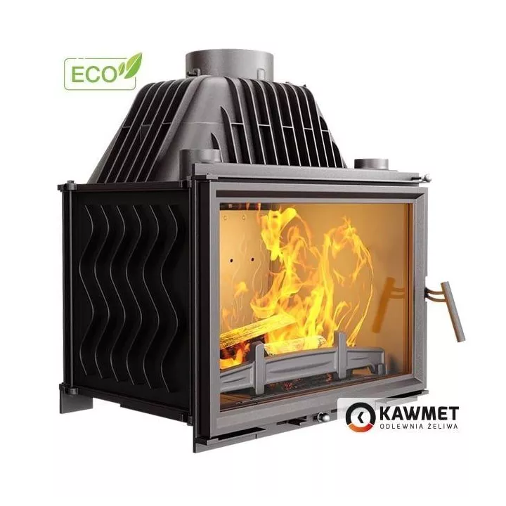 Kawmet - fireplace insert Kompakt W17 premium with chimney