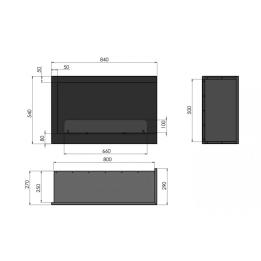 Infire - biofireplace INSIDE P800