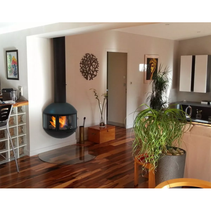 Focus - wood fireplace EDOFOCUS 631 exhaust outlet upwards