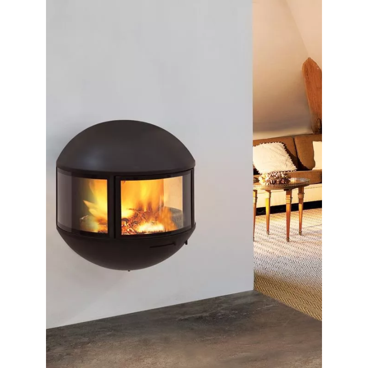Focus - wood fireplace EDOFOCUS 631 exhaust outlet upwards