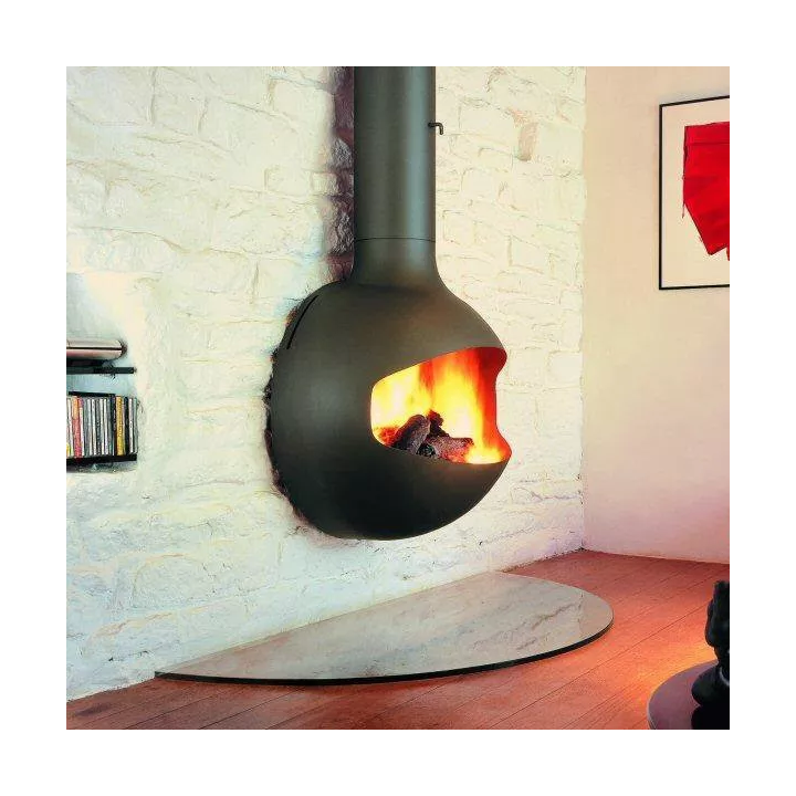 Fokus - EMIFOCUS Holzkamin, Auslass nach oben