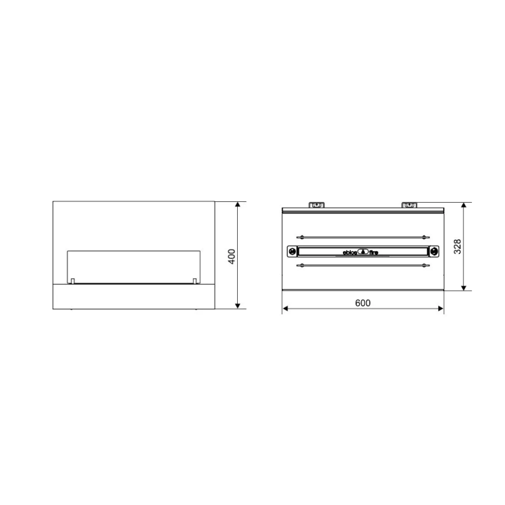 Spartherm - biokominek Ebios-Fire Quadra Wall