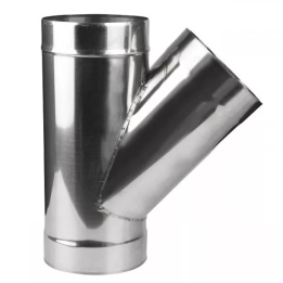 Prodmax - acid-resistant single-wall chimney system - 45 ° tee