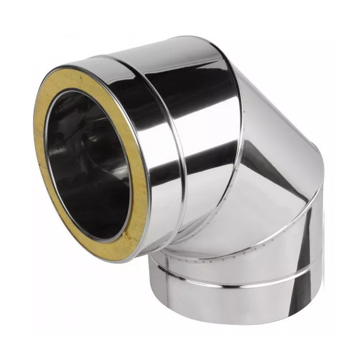 Prodmax - double-walled, acid-proof, chimney system - elbow
