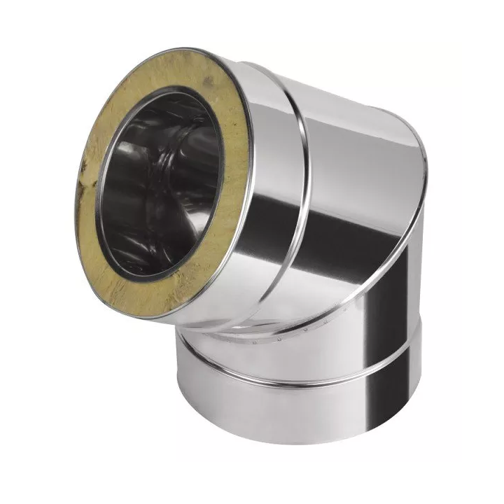 Prodmax - double-walled, acid-proof, chimney system - elbow