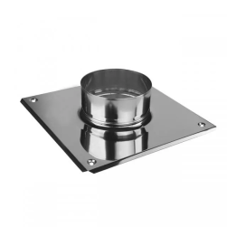 Prodmax - single wall heat resistant chimney system - chimney plate