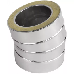 Prodmax - double-walled heat-resistant insulated chimney system - elbow