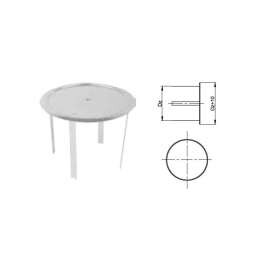 Prodmax - round air distribution system made of galvanized steel - blanking plug