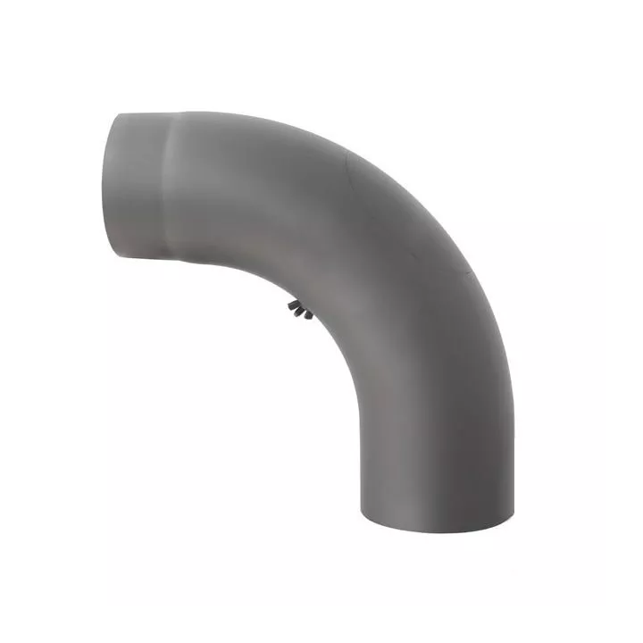 Darco - connection system for fireplaces and solid fuel boilers SPK - low elbow with revision