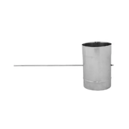 Darco - heat-resistant elements for connecting the fireplace - straight chimney damper