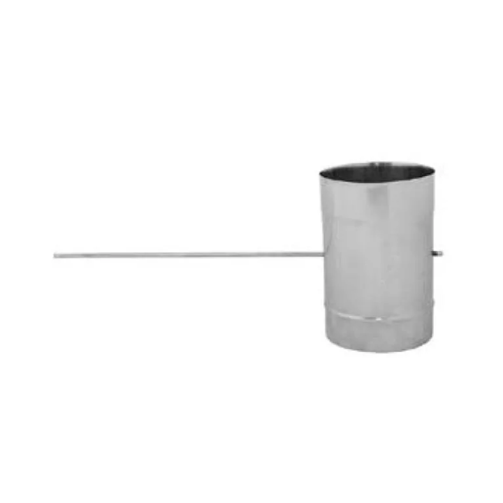Darco - heat-resistant elements for connecting the fireplace - straight chimney damper