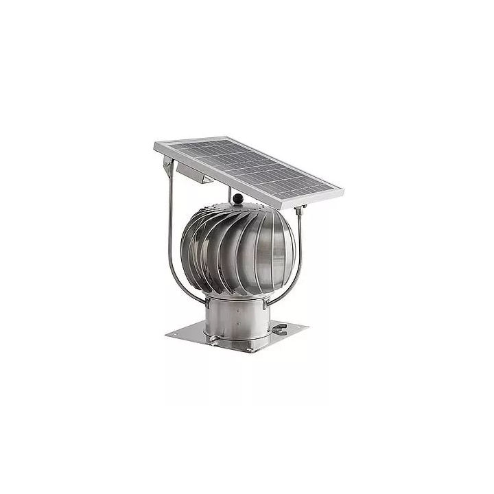 Darco - Kaminverkleidungen - Hybridturbovent mit Solarpanel