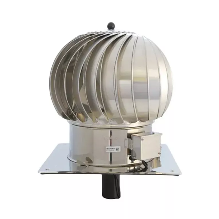 Darco - chimney cowls - hybrid turbovent plus a square base