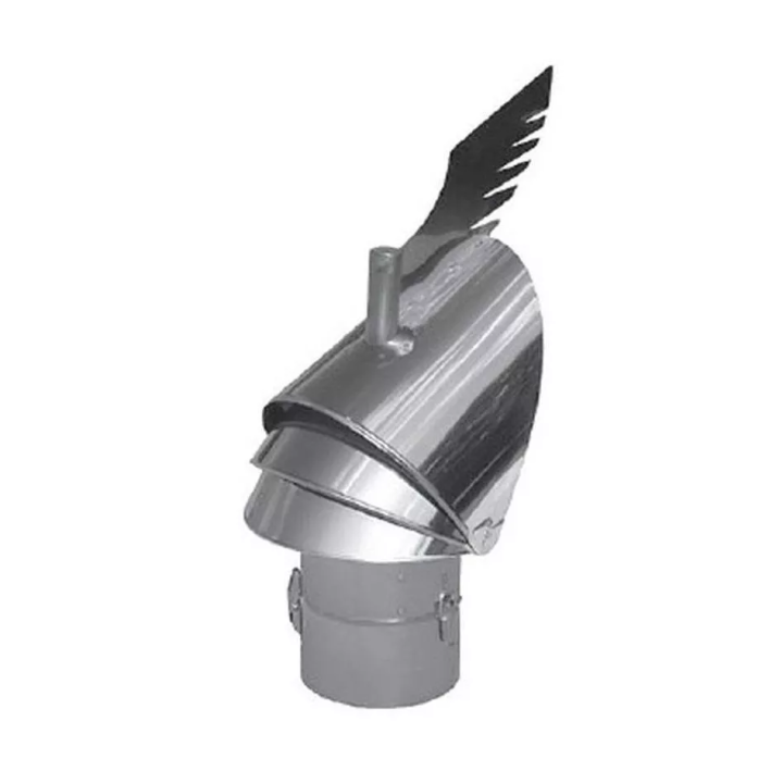 Darco - chimney cowls - rotowent dragon pipe base (opened)