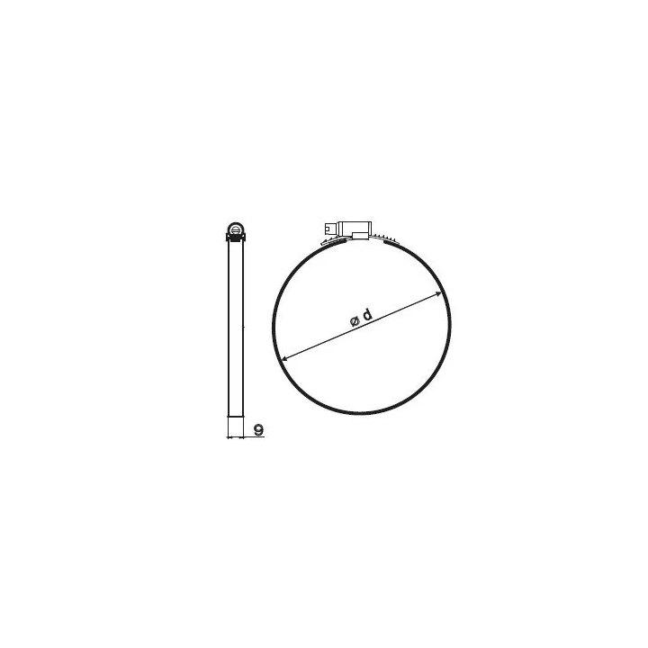 Rundschlauchclip des Darco-DGP-Heißluftverteilungssystems