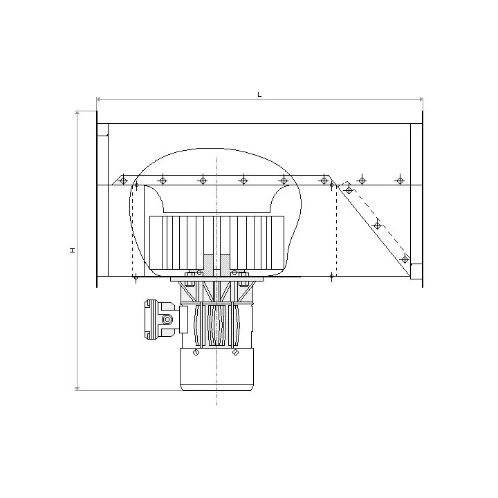 Konvektor - Kanaltrommelventilator WBK