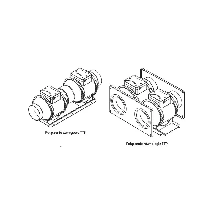 Vents - mixed flow duct fan TT