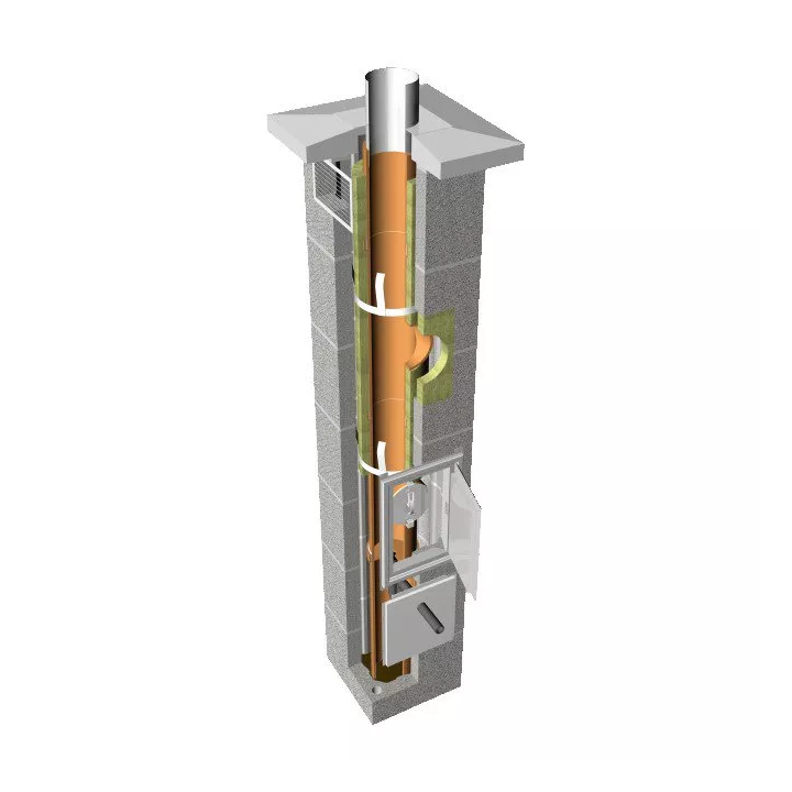 Tona - chimney system for boilers with closed and open TONAtec plus combustion chamber