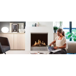 Kal-fire - wkład kominkowy z paleniskiem Prestige GP75/59F