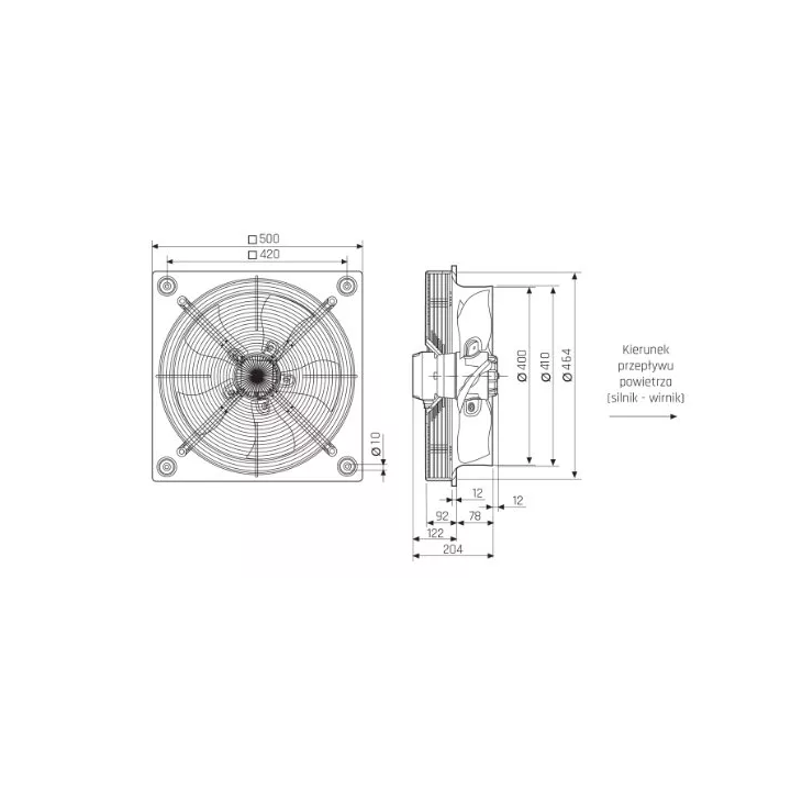 Venture Industries - Axialer Wandventilator HXM