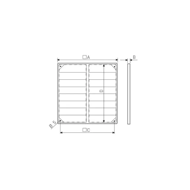 Venture Industries - accessories - PER-W exhaust shutter