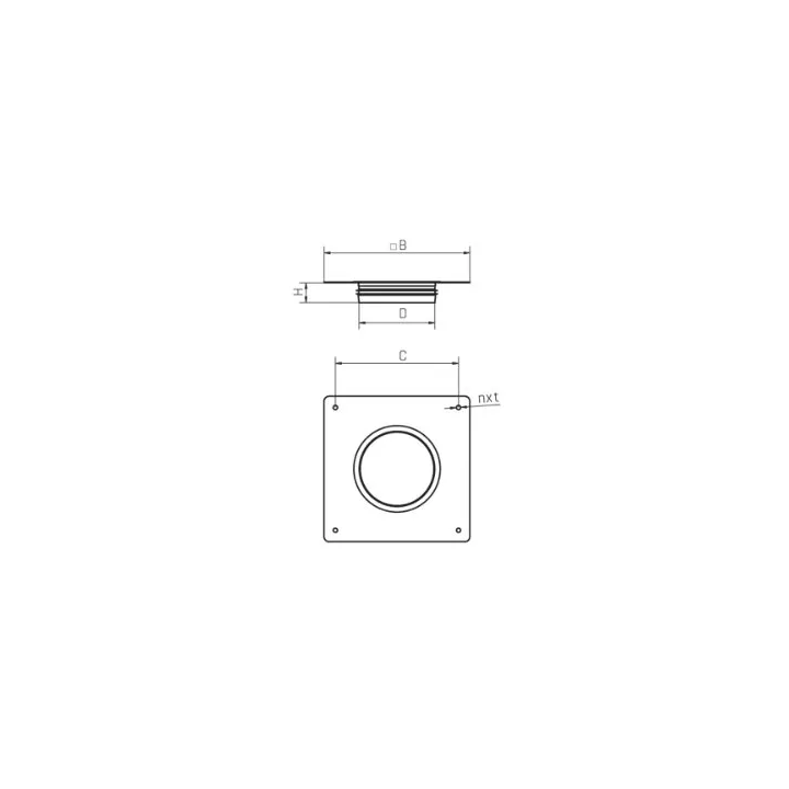 Venture Industries - accessories - plate with PZK connector