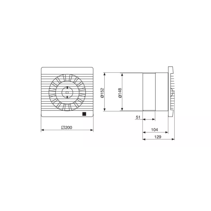 Venture Industries - Dekor axialer Haushaltsventilator