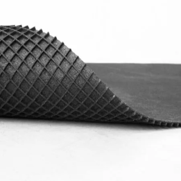 Rekoplast - rubber mat with one-sided Rekosquare square structure