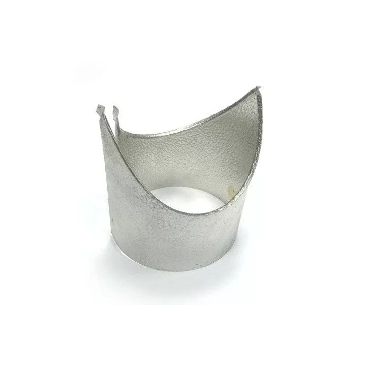 Xplo - płaszcz ochronny z blachy aluminiowej Alu Stucco - króciec