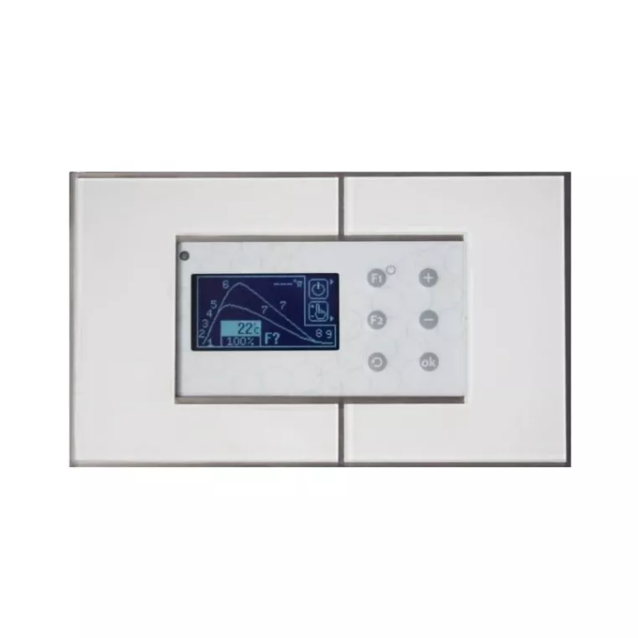 Tatarek - sterownik do kominków z systemem akumulacji ciepła RT-08 OS Grafik II White Design