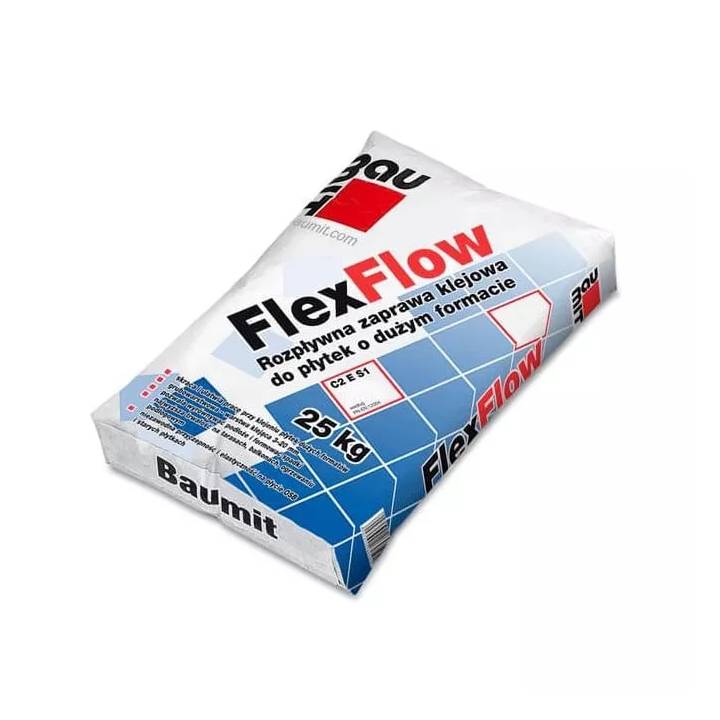 Baumit - zaprawa klejowa do płytek o dużym formacie FlexFlow