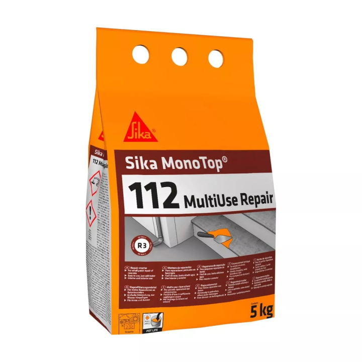 Sika - concrete repair mortar SikaMonotop-112 Multiuse Repair